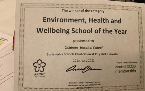 Environment, Health & Wellbeing Award Winners!